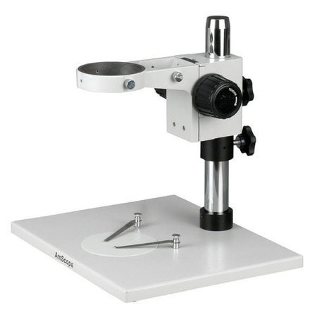 AMSCOPE Super Large Microscope Table Stand with Focusing Rack TS100-FR